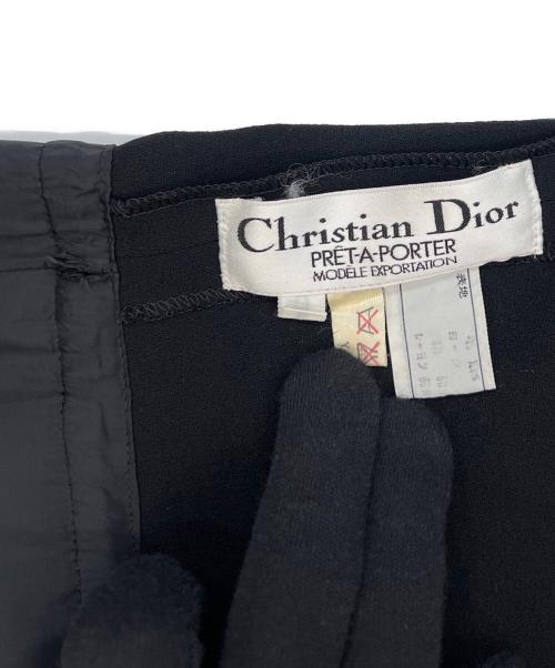 Christian Dior（クリスチャン ディオール）Christian Dior (クリスチャン ディオール) 長袖ワンピース ブラック サイズ:9の古着・服飾アイテム
