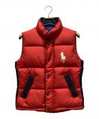 RALPH LAURENラルフローレン）の古着「ダウンベスト」｜レッド