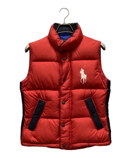 RALPH LAUREN（ラルフローレン）RALPH LAUREN (ラルフローレン) ダウンベスト レッド サイズ:Lの古着・服飾アイテム