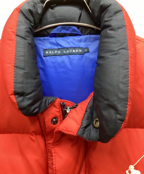 RALPH LAUREN（ラルフローレン）RALPH LAUREN (ラルフローレン) ダウンベスト レッド サイズ:Lの古着・服飾アイテム