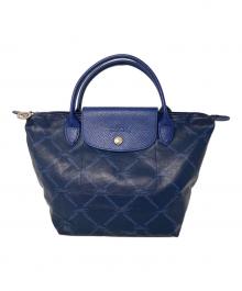 LONGCHAMP（ロンシャン）の古着「ハンドバッグ」｜ネイビー