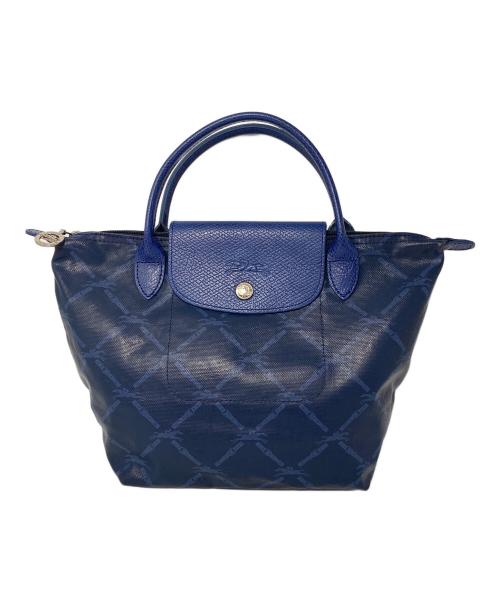 LONGCHAMP（ロンシャン）LONGCHAMP (ロンシャン) ハンドバッグ ネイビーの古着・服飾アイテム