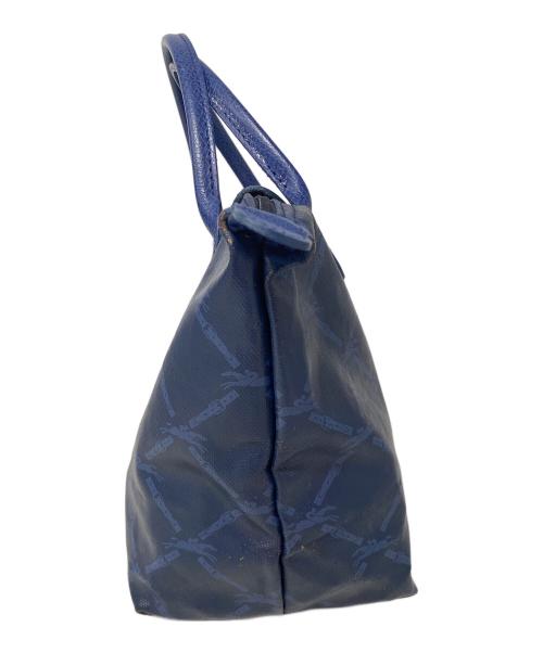 LONGCHAMP（ロンシャン）LONGCHAMP (ロンシャン) ハンドバッグ ネイビーの古着・服飾アイテム