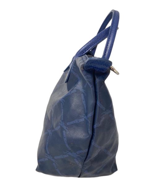 LONGCHAMP（ロンシャン）LONGCHAMP (ロンシャン) ハンドバッグ ネイビーの古着・服飾アイテム