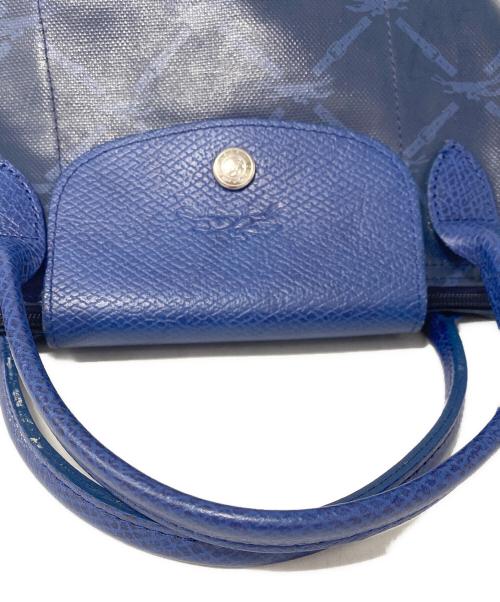 LONGCHAMP（ロンシャン）LONGCHAMP (ロンシャン) ハンドバッグ ネイビーの古着・服飾アイテム