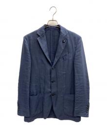 LARDINI（ラルディーニ）の古着「リネンジャケット」｜ネイビー