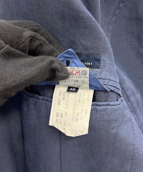 LARDINI（ラルディーニ）LARDINI (ラルディーニ) リネンジャケット ネイビー サイズ:46の古着・服飾アイテム
