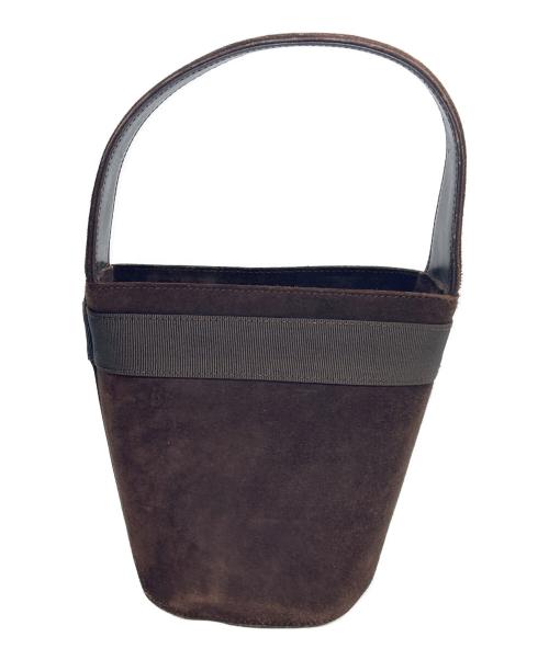 Salvatore Ferragamo（サルヴァトーレ フェラガモ）Salvatore Ferragamo (サルヴァトーレ フェラガモ) バケットバッグ ヴァラリボン  ブラウンの古着・服飾アイテム