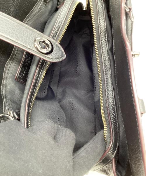 COACH（コーチ）COACH (コーチ) マーサー サッチェル 30 ブルー×ブラックの古着・服飾アイテム