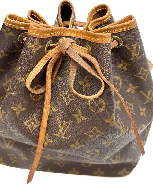 LOUIS VUITTON（ルイ ヴィトン）LOUIS VUITTON (ルイ ヴィトン) ショルダーバッグ プチノエ ブラウンの古着・服飾アイテム