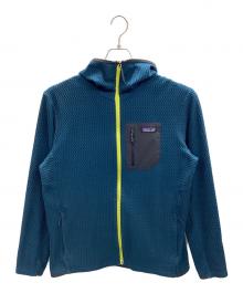 Patagonia（パタゴニア）の古着「R1エアフルジップフーディー」｜ブルー