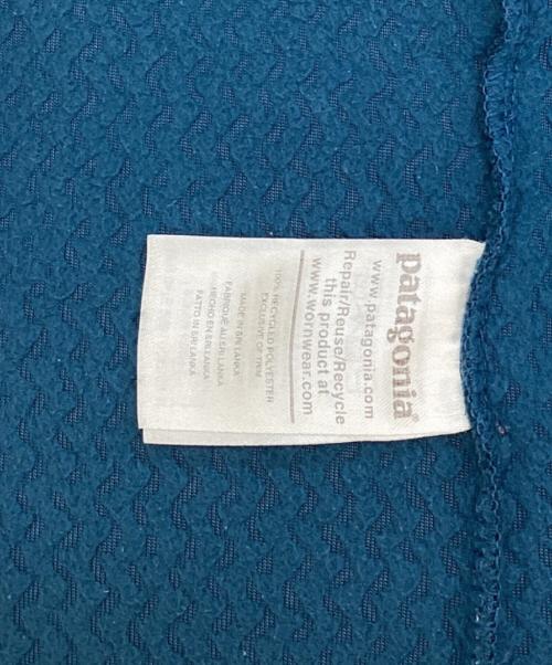 Patagonia（パタゴニア）Patagonia (パタゴニア) R1エアフルジップフーディー ブルー サイズ:Lの古着・服飾アイテム