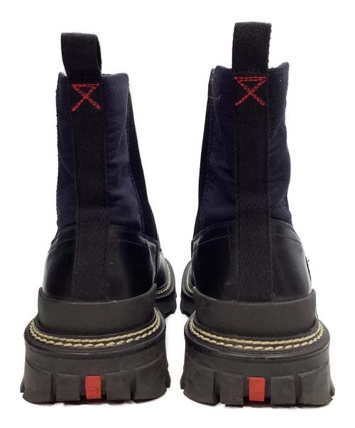PRADA SPORTS（プラダスポーツ）PRADA SPORTS (プラダスポーツ) サイドゴアブーツ ネイビー×ブラック サイズ:11の古着・服飾アイテム