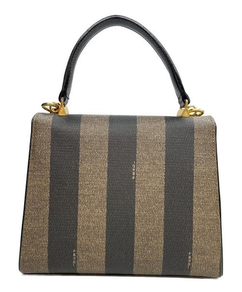 FENDI（フェンディ）FENDI (フェンディ) 2WAYショルダーバッグ ペカン ブラウンの古着・服飾アイテム