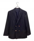 BEAMS PLUSビームスプラス）の古着「4B Double Breasted Blazer Wool」｜ブラック