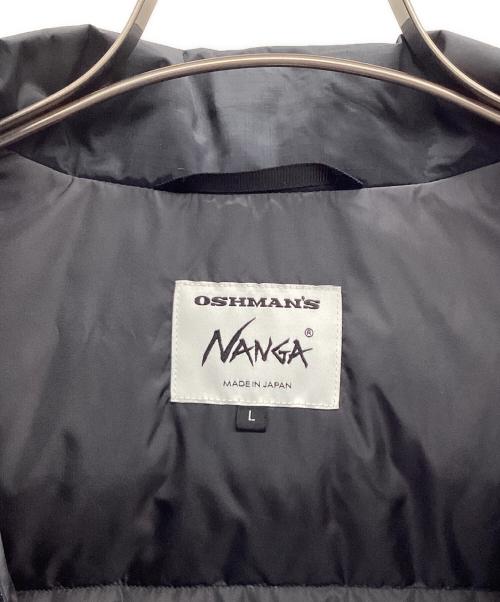 NANGA（ナンガ）NANGA (ナンガ) Oshman's (オッシュマンズ) オーロラテックスダウンコーチジャケット オッシュマンズSMU ブラック サイズ:Lの古着・服飾アイテム
