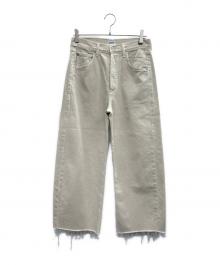 Citizens of humanity（シチズンズオブヒューマニティ）の古着「Ayla Raw Hem Cropパンツ」｜ベージュ