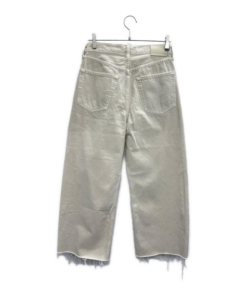 Citizens of humanity（シチズンズオブヒューマニティ）Citizens of humanity (シチズンズオブヒューマニティ) Ayla Raw Hem Cropパンツ ベージュ サイズ:26の古着・服飾アイテム