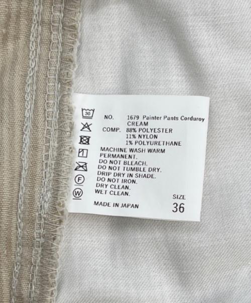 SHISHIKUI（シシクイ）SHISHIKUI (シシクイ) コーデュロイパンツ ベージュ サイズ:36の古着・服飾アイテム