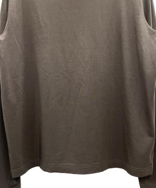 HERMES（エルメス）HERMES (エルメス) 長袖カットソー ブラウン サイズ:MEの古着・服飾アイテム
