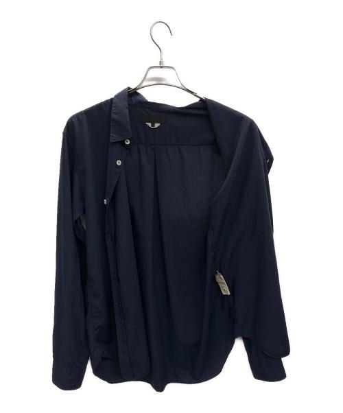 COMME des GARCONS HOMME DEUX（コムデギャルソン オム ドゥ）COMME des GARCONS HOMME DEUX (コムデギャルソン オム ドゥ) 長袖シャツ ネイビー サイズ:Mの古着・服飾アイテム