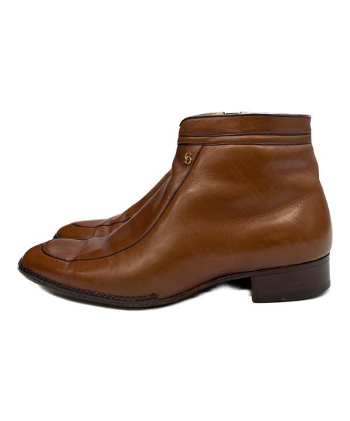 Christian Dior（クリスチャン ディオール）Christian Dior (クリスチャン ディオール) サイドジップブーツ ブラウン サイズ:25 1/2の古着・服飾アイテム