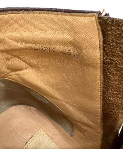 Christian Dior（クリスチャン ディオール）Christian Dior (クリスチャン ディオール) サイドジップブーツ ブラウン サイズ:25 1/2の古着・服飾アイテム