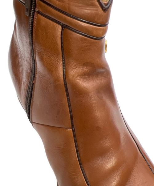 Christian Dior（クリスチャン ディオール）Christian Dior (クリスチャン ディオール) サイドジップブーツ ブラウン サイズ:25 1/2の古着・服飾アイテム