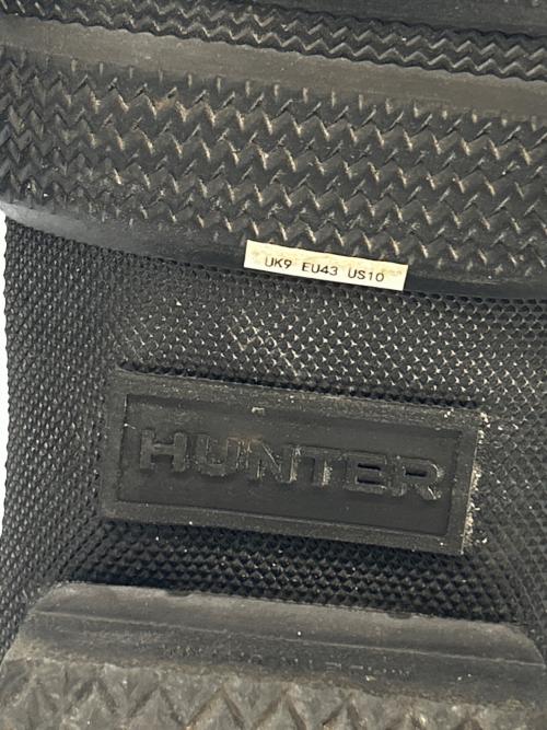HUNTER（ハンター）HUNTER (ハンター) レインブーツ ブラック サイズ:UK9/SU10/EU43の古着・服飾アイテム