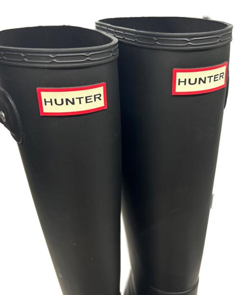 HUNTER（ハンター）HUNTER (ハンター) レインブーツ ブラック サイズ:UK9/SU10/EU43の古着・服飾アイテム