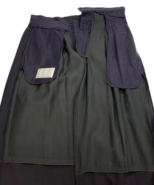 KOLOR（カラー）KOLOR (カラー) コーティングウールトロピカルパンツ ネイビー サイズ:2の古着・服飾アイテム