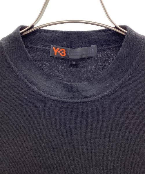 Y-3（ワイスリー）Y-3 (ワイスリー) 薄手ニット ブラック サイズ:XSの古着・服飾アイテム