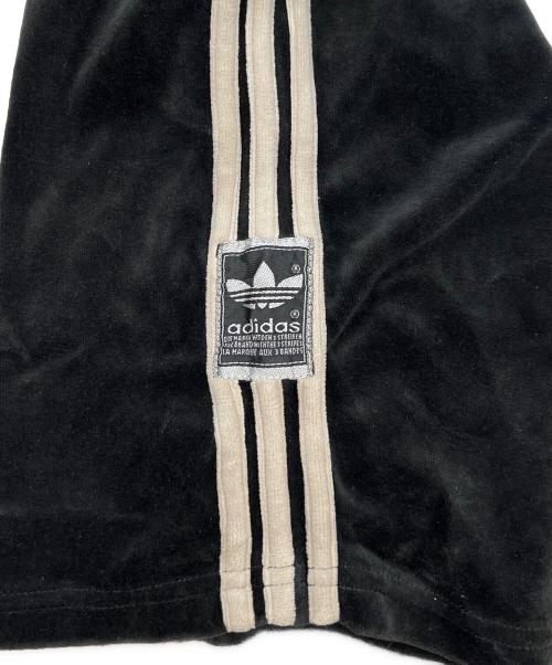 adidas（アディダス）adidas (アディダス) ベロアトラックパンツ ブラック サイズ:Lの古着・服飾アイテム