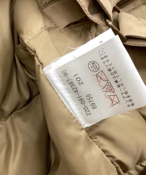 MONCLER（モンクレール）MONCLER (モンクレール) ダウンジャケット ブラウン サイズ:1の古着・服飾アイテム