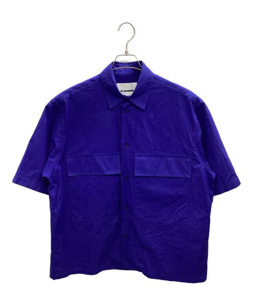 JIL SANDER（ジルサンダー）JIL SANDER (ジルサンダー) 半袖シャツ ブルー サイズ:40の古着・服飾アイテム