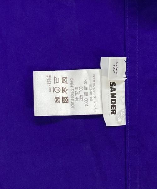 JIL SANDER（ジルサンダー）JIL SANDER (ジルサンダー) 半袖シャツ ブルー サイズ:40の古着・服飾アイテム