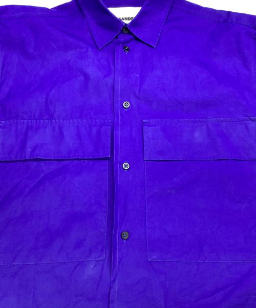 JIL SANDER（ジルサンダー）JIL SANDER (ジルサンダー) 半袖シャツ ブルー サイズ:40の古着・服飾アイテム