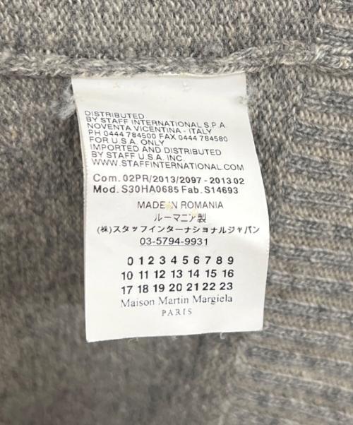 Maison Margiela（メゾンマルジェラ）Maison Margiela (メゾンマルジェラ) 厚手ニット グレー サイズ:XLの古着・服飾アイテム