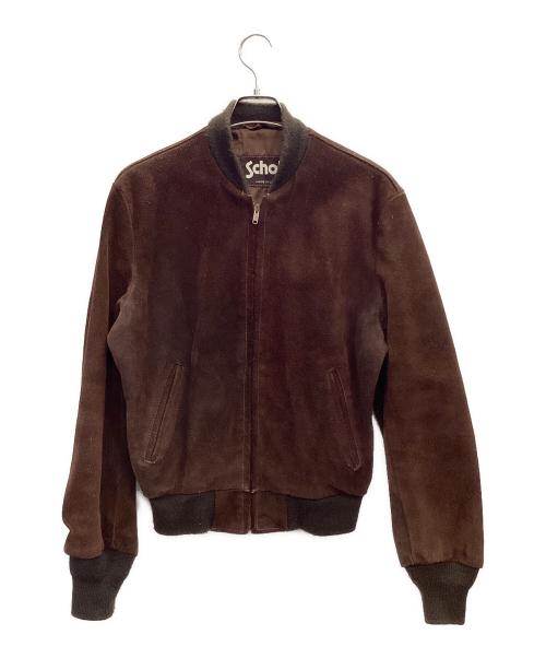 Schott（ショット）Schott (ショット) スウェードジャケット ブラウン サイズ:38の古着・服飾アイテム