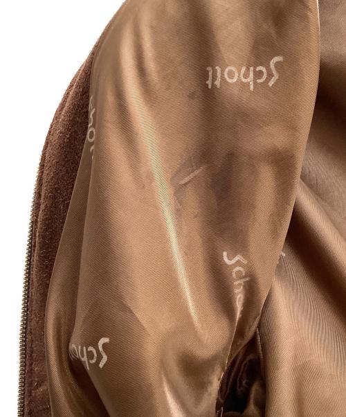 Schott（ショット）Schott (ショット) スウェードジャケット ブラウン サイズ:38の古着・服飾アイテム