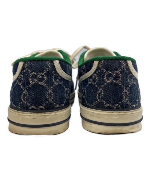 GUCCI（グッチ）GUCCI (グッチ) TENNIS 1977 ブルー×グリーン サイズ:9+の古着・服飾アイテム