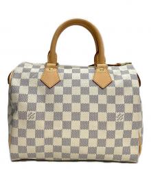 LOUIS VUITTON（ルイ ヴィトン）の古着「ハンドバッグ ダミエ スピーディ30」｜ホワイト×ベージュ