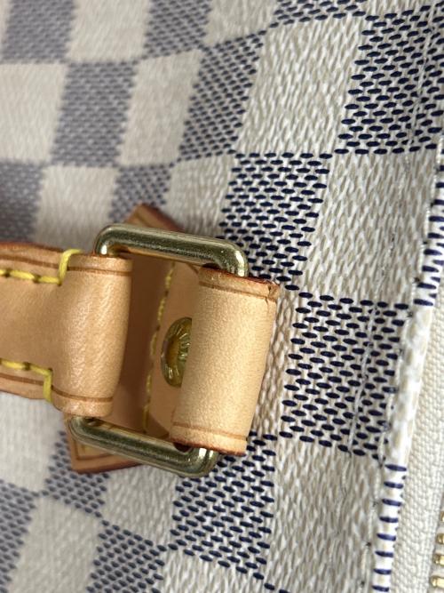 LOUIS VUITTON（ルイ ヴィトン）LOUIS VUITTON (ルイ ヴィトン) ハンドバッグ ダミエ スピーディ30 ホワイト×ベージュの古着・服飾アイテム