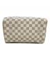 中古・古着 LOUIS VUITTON (ルイ ヴィトン) ハンドバッグ ダミエ スピーディ30 ホワイト×ベージュ：120000円