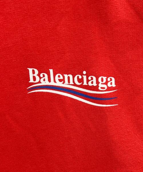 BALENCIAGA（バレンシアガ）BALENCIAGA (バレンシアガ) パーカー レッド サイズ:10の古着・服飾アイテム