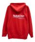 BALENCIAGA (バレンシアガ) パーカー レッド サイズ:10：18000円