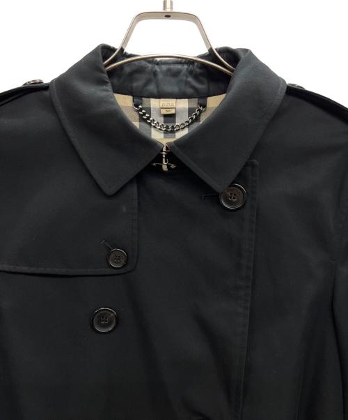 BURBERRY（バーバリー）BURBERRY (バーバリー) トレンチコート ブラック サイズ:50の古着・服飾アイテム