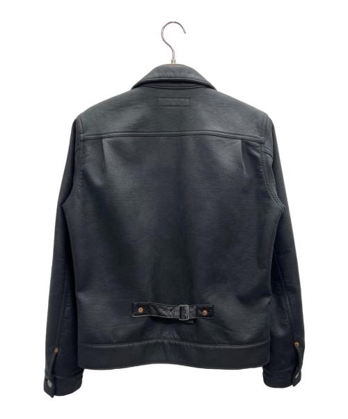 JUNYA WATANABE COMME des GARCONS（ジュンヤワタナベ コムデギャルソン）JUNYA WATANABE COMME des GARCONS (ジュンヤワタナベ コムデギャルソン) LEVI'S (リーバイス) LEVI'S 1st モデル フェイクレザージャケット ブラック サイズ:Sの古着・服飾アイテム