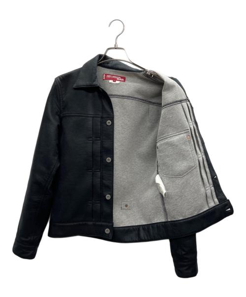 JUNYA WATANABE COMME des GARCONS（ジュンヤワタナベ コムデギャルソン）JUNYA WATANABE COMME des GARCONS (ジュンヤワタナベ コムデギャルソン) LEVI'S (リーバイス) LEVI'S 1st モデル フェイクレザージャケット ブラック サイズ:Sの古着・服飾アイテム