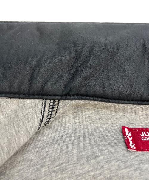 JUNYA WATANABE COMME des GARCONS（ジュンヤワタナベ コムデギャルソン）JUNYA WATANABE COMME des GARCONS (ジュンヤワタナベ コムデギャルソン) LEVI'S (リーバイス) LEVI'S 1st モデル フェイクレザージャケット ブラック サイズ:Sの古着・服飾アイテム